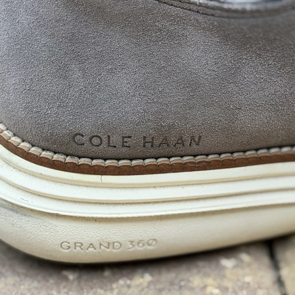 Cole Haan Original Grand 360 Oxford Men's Size 11.5M C32066 Suede Gray Lace Up